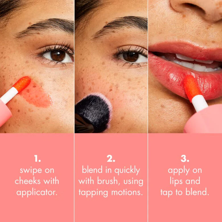 Sheer For It Blush Tint - Buildable Stain For Lips + Cheek - Image 5